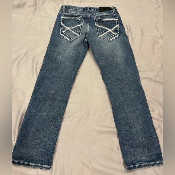 Relaxed, straight cut True Luck jeans. 30/32 - Picture 3 of 4